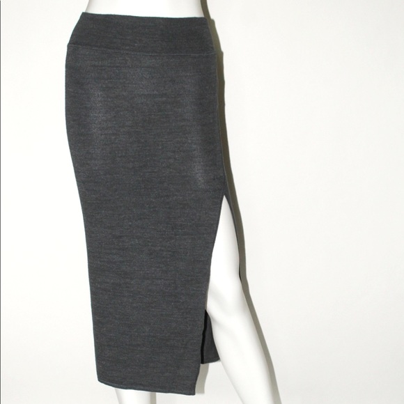 Midi Side Slit Skirt - Picture 1 of 1